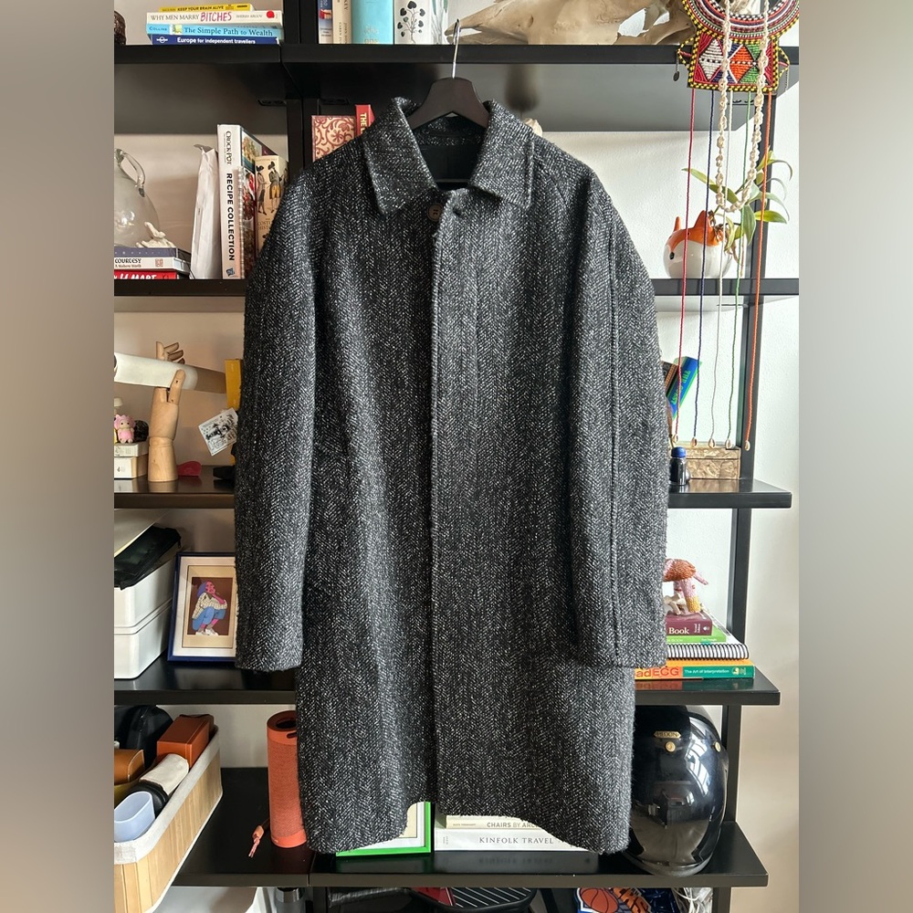 All Saints Wool Coat size 40 Black